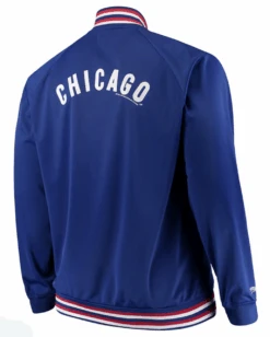 Mitchell & Ness Chicago Cubs Tricot Full Zip Track Jacket, 3XT, 4XT -Big and Tall Outlet cubsjckt3 92480.1754076944
