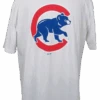 Majestic Chicago Cubs Walking Bear White Tee 3XT -Big and Tall Outlet cubswhitetee 50956.1613064884