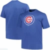 Profile Chicago Cubs Weathered Look Short Sleeve Tee Shirt, XLT, 2XT, 3X, 4XT, 5X, 5XT, 6X