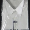 Damon Long Sleeve White Dress Shirt 18.5 37/38 Stout