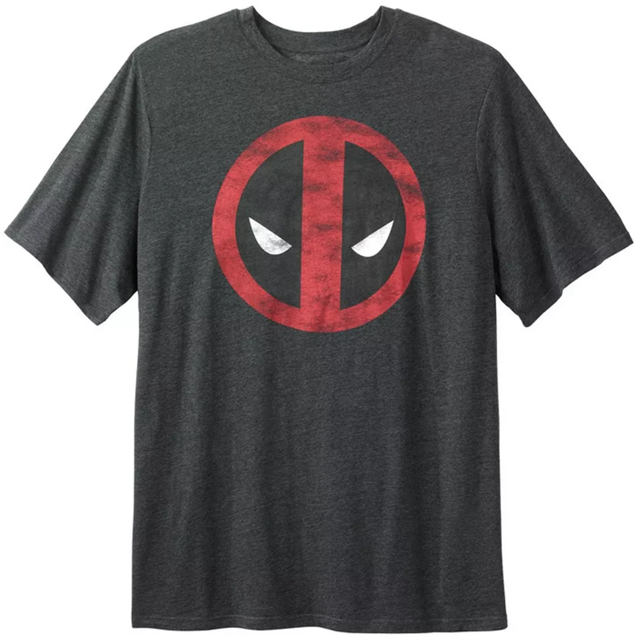 Marvel Comics Deadpool Heather Charcoal Printed Tee XLT 1 Marvel Comics Deadpool Heather Charcoal Printed Tee XLT