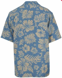 Edwards Hibiscus 2-Color Hawaiian Camp Shirt, Slate Blue Or Black, 5X, 6X 7 Edwards Hibiscus 2-Color Hawaiian Camp Shirt, Slate Blue Or Black, 5X, 6X -Big and Tall Outlet edshibiscusslblue2 55222.1750703246
