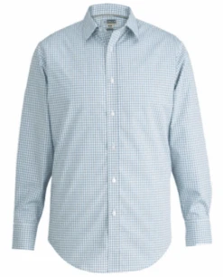 Edwards Long Sleeve Stretch Broadcloth Sport Shirt 5 Colors 3X, 4X, 5X, 6X