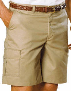 Edwards Flat Front Khaki Cargo Shorts 56