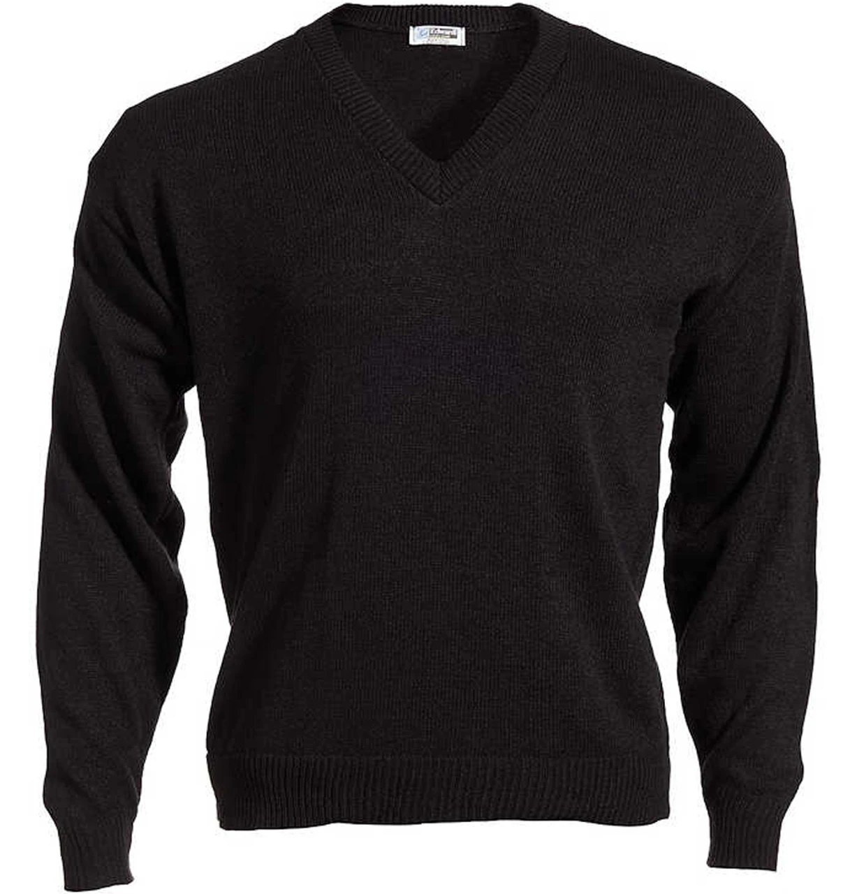 Edwards Lightweight 100% Cotton V-Neck Sweater 3 Colors 4X, 5X 2 Edwards Lightweight 100% Cotton V-Neck Sweater 3 Colors 4X, 5X - Image 2