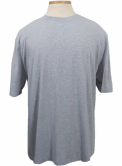 Everyday Essential Short Sleeve No Pocket Tee 9 Colors 2XT, 3X, 3XT, 4X, 5X -Big and Tall Outlet fansssteehthrgray 88107 62263.1712933345