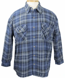 Falcon Bay Fleece Lined Button Front Flannel Shirt 3X