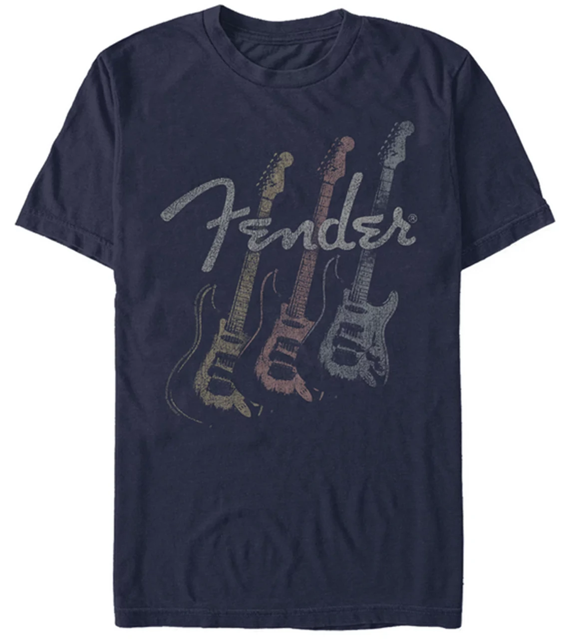 Fender Triple Fret Guitar Short Sleeve Tee Shirt 2X 1 Fender Triple Fret Guitar Short Sleeve Tee Shirt 2X