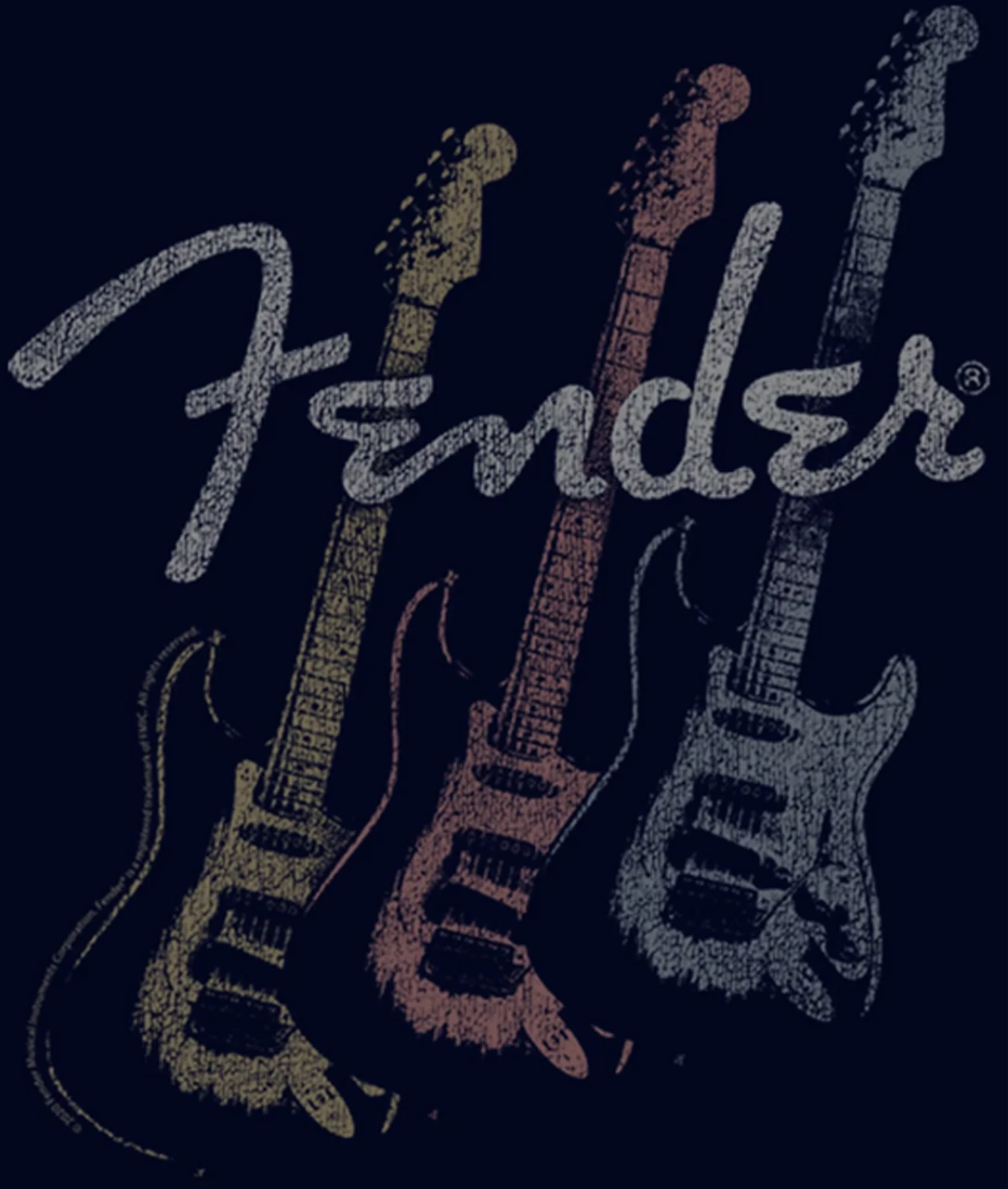 Fender Triple Fret Guitar Short Sleeve Tee Shirt 2X 2 Fender Triple Fret Guitar Short Sleeve Tee Shirt 2X - Image 2