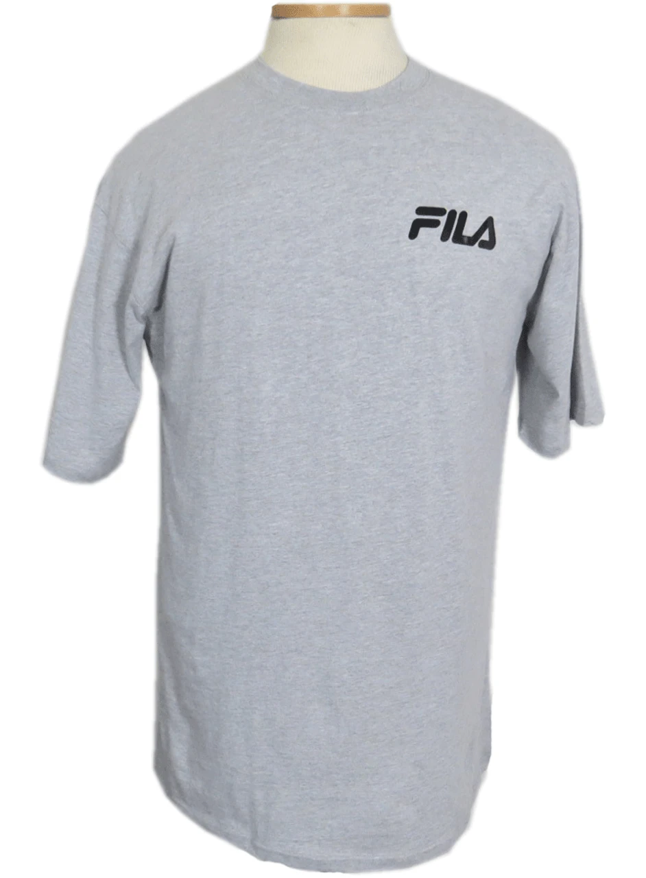 Champion Fila Chest Logo Tee Shirt 2 Colors 2X, 2XT, 3X, 3XT, 4X 1 Champion Fila Chest Logo Tee Shirt 2 Colors 2X, 2XT, 3X, 3XT, 4X