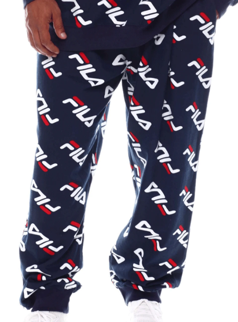 Fila All Over Print Fleece Joggers 3X, 4X 2 Fila All Over Print Fleece Joggers 3X, 4X - Image 2