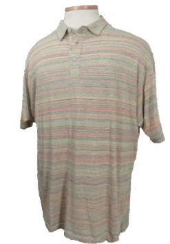 F/X Fusion Space Dyed Coral Melange Polo XLT