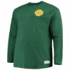 Mitchell & Ness Green Bay Packers First Round Pick Long Sleeve Green Henley T-Shirt 3X