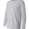 Streetwear Heather Gray Long Sleeve Tee 2XT, 3X, 3XT, 4X, 4XT, 5X, 6X