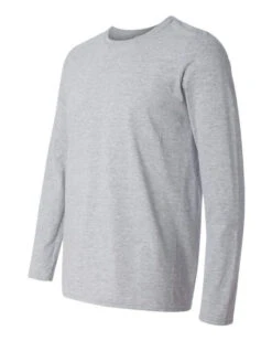 Streetwear Heather Gray Long Sleeve Tee 2XT, 3X, 3XT, 4X, 4XT, 5X, 6X