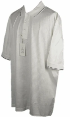Il Migliore Short SleeveWhite Polo, 5X