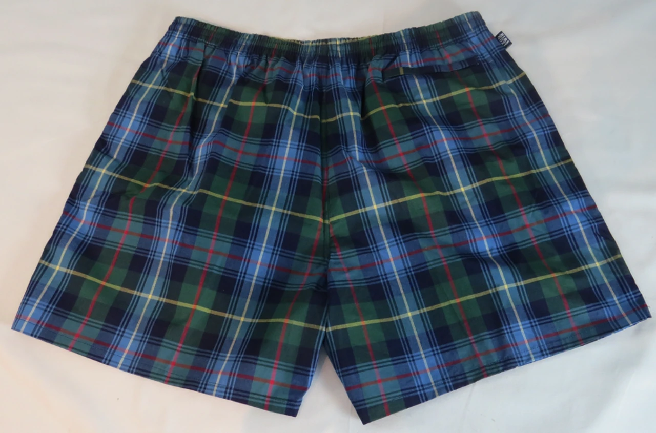 Izod Swim Plaid Swim Trunks, XLT 2 Izod Swim Plaid Swim Trunks, XLT - Image 2