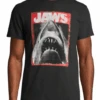 Jaws Short Sleeve Crew Neck Printed Tee, 3X -Big and Tall Outlet jawstee 02443.1697554597