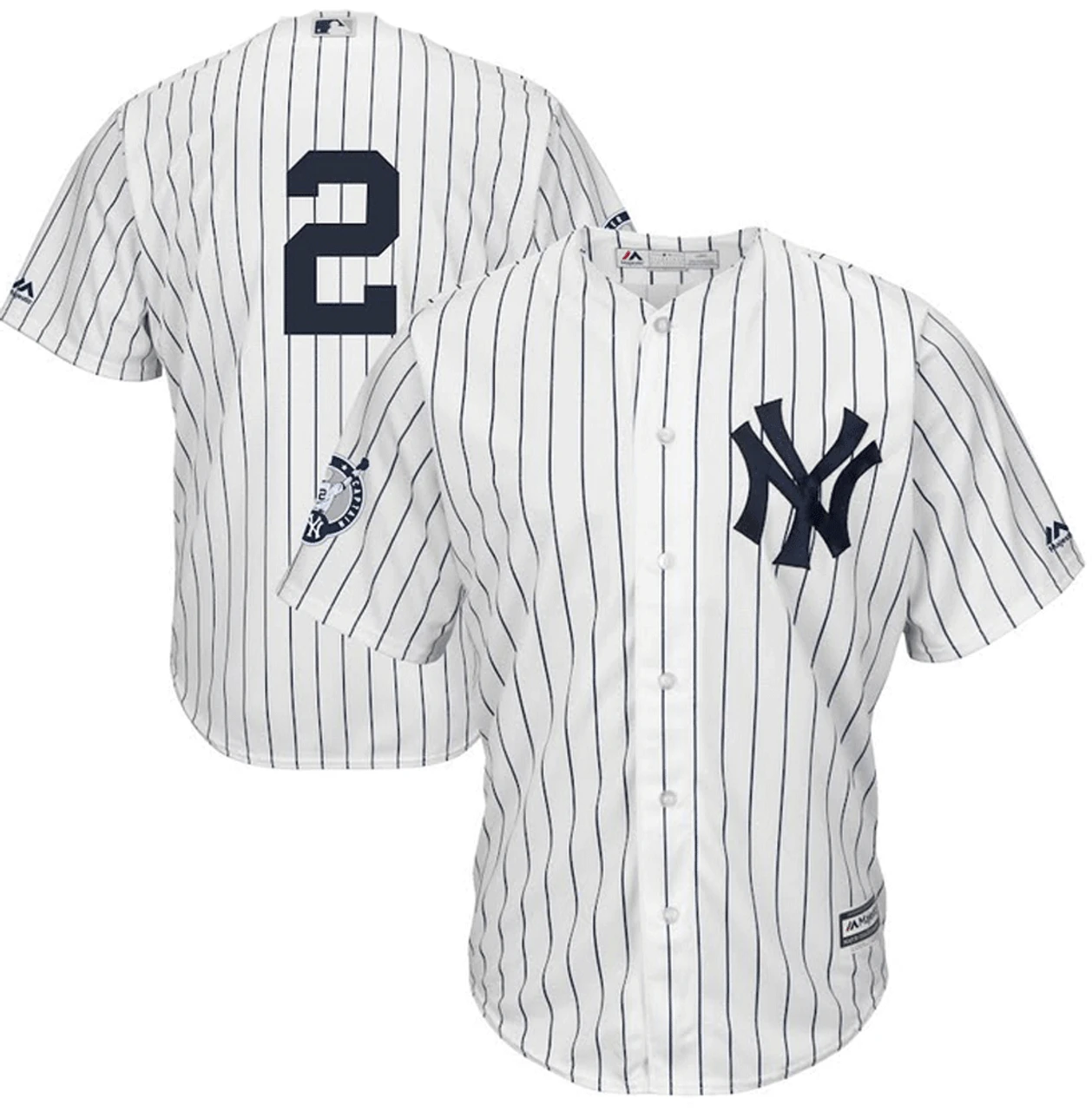 Majestic New York Yankees Derek Jeter Authentic Retirement Jersey, 4X 1 Majestic New York Yankees Derek Jeter Authentic Retirement Jersey, 4X