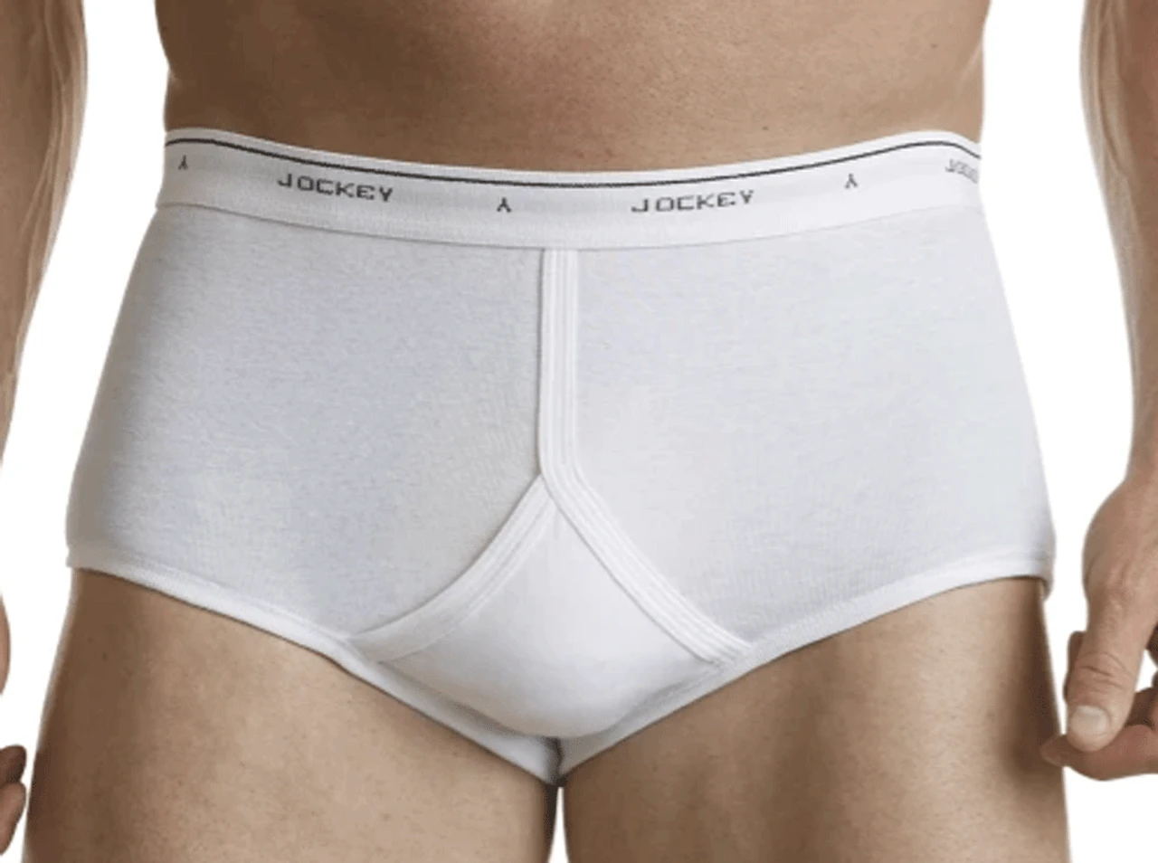 Jockey Classics White Briefs, 2 Pack, 38 Tall, 44 Tall, 50 Big 2 Jockey Classics White Briefs, 2 Pack, 38 Tall, 44 Tall, 50 Big - Image 2