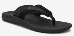 King Size Island Black Flip Flop Sandals Size 13W, 13EW, 15M, 15W, 15EW