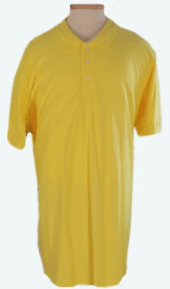 King Size Yellow Pique Polo Shirt, 6X, 6XT, 7X, 8X