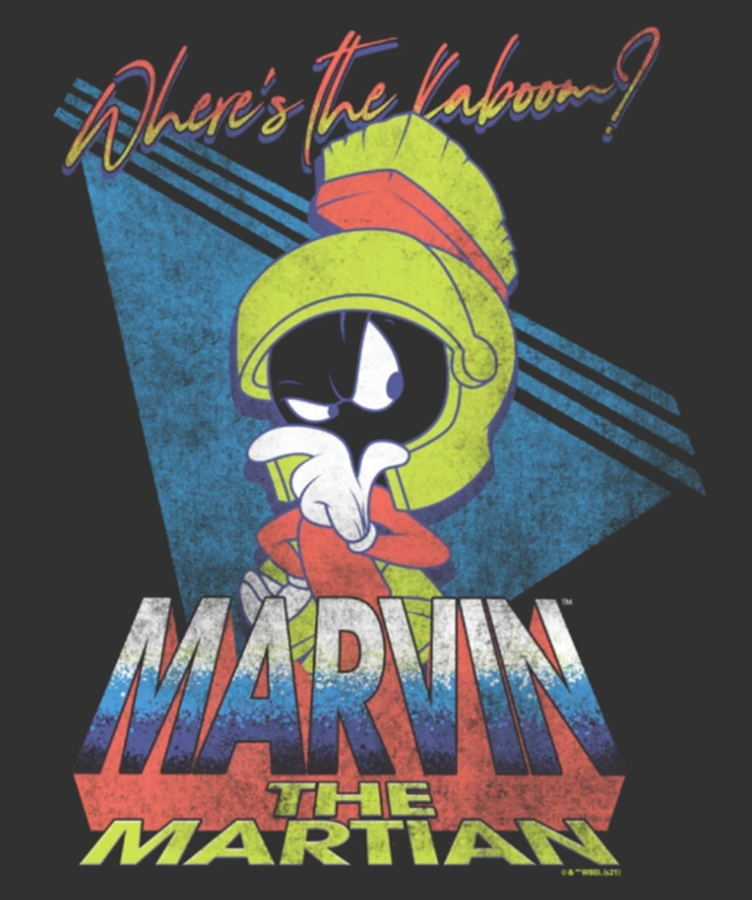 Marvin The Martian Looney Tunes Printed Tee Shirt 1X 2 Marvin The Martian Looney Tunes Printed Tee Shirt 1X - Image 2