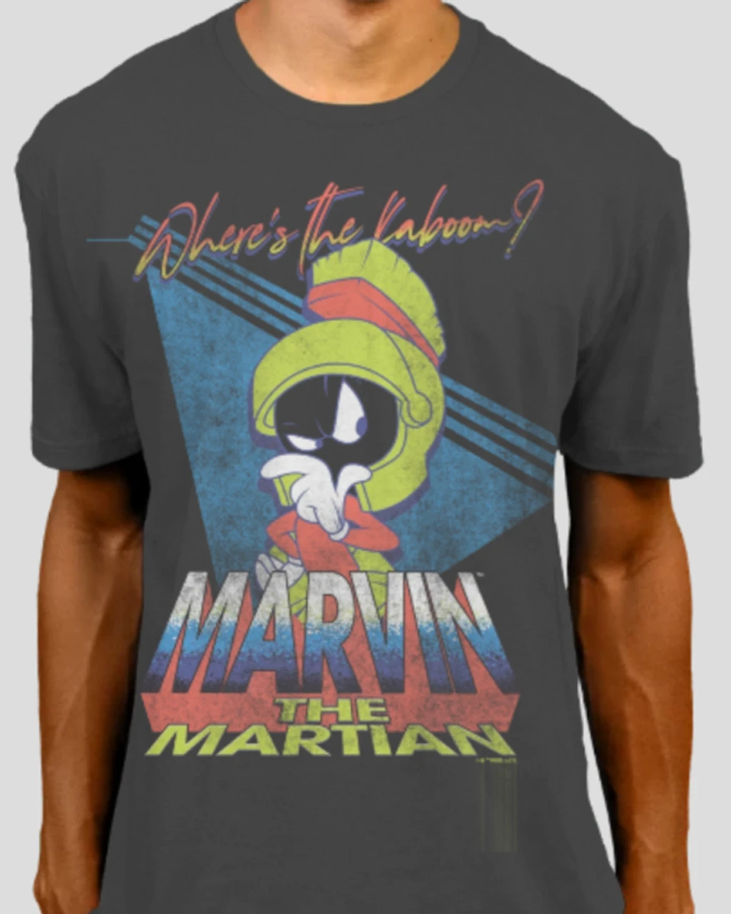 Marvin The Martian Looney Tunes Printed Tee Shirt 1X 1 Marvin The Martian Looney Tunes Printed Tee Shirt 1X
