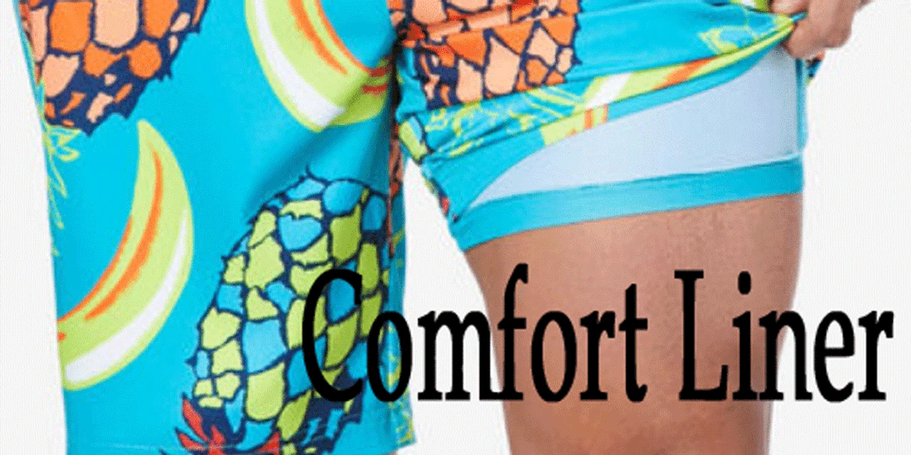 Meekos 5" Flex Swim Trunks With Comfort Stretch Liner 2 Patterns XL, 2XT 3 Meekos 5" Flex Swim Trunks With Comfort Stretch Liner 2 Patterns XL, 2XT - Image 3