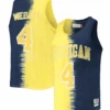Mitchell & Ness University Of Michigan Chris Webber Name And Number Tank 3XT, 4X, 4XT, 5X, 5XT -Big and Tall Outlet mnuofmwebbertank 90268.1698763681