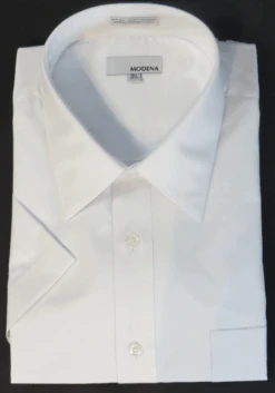 Modena Short Sleeve Dress Shirt 2 Colors 18, 18.5, 19, 20, 22, 24