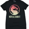 Mortal Kombat Black Short Sleeve Logo Tee Shirt 2XT, 3X -Big and Tall Outlet mortcomblogotee 99769.1713976796
