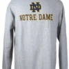 Fanatics Notre Dame Heather Gray Crew Neck Sweatshirt XLT, 2XT -Big and Tall Outlet ndcrewswshrt 75384.1723662147