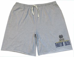Concept Sports Notre Dame Heather Gray French Terry Shorts 1X, 3X, 4X