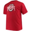 Profile Ohio State Split "O" Logo Scarlet Tee, 3X -Big and Tall Outlet ohiostateredfront 64537.1568132827