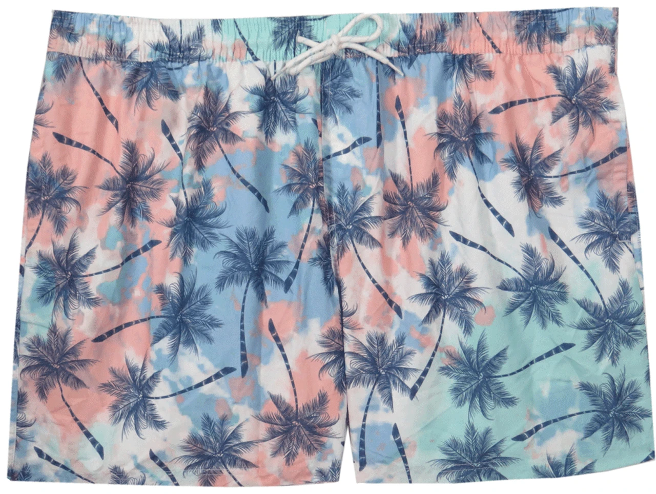 Palm Tree Pattern Swim Trunks 2X 2 Palm Tree Pattern Swim Trunks 2X - Image 2