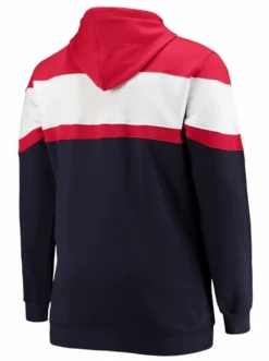 Fanatics New Orleans Pelicans Full Zip Colorblock Hoodie XLT, 3X -Big and Tall Outlet pelicanshoodback 21810.1715020914