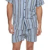 Residence Striped Pajama Set W/ Shorts 3XT -Big and Tall Outlet pjsetshorts 40985.1593530984