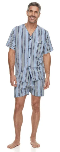 Residence Striped Pajama Set W/ Shorts 3XT