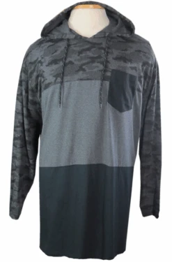 PX Camo Colorblock Lightweight Hooded Pullover 6X