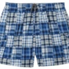 Rick's Cafe Blue Plaid Cargo Swim Trunks, 3X, 4X, 5X -Big and Tall Outlet rickscafe1 78733.1717008757