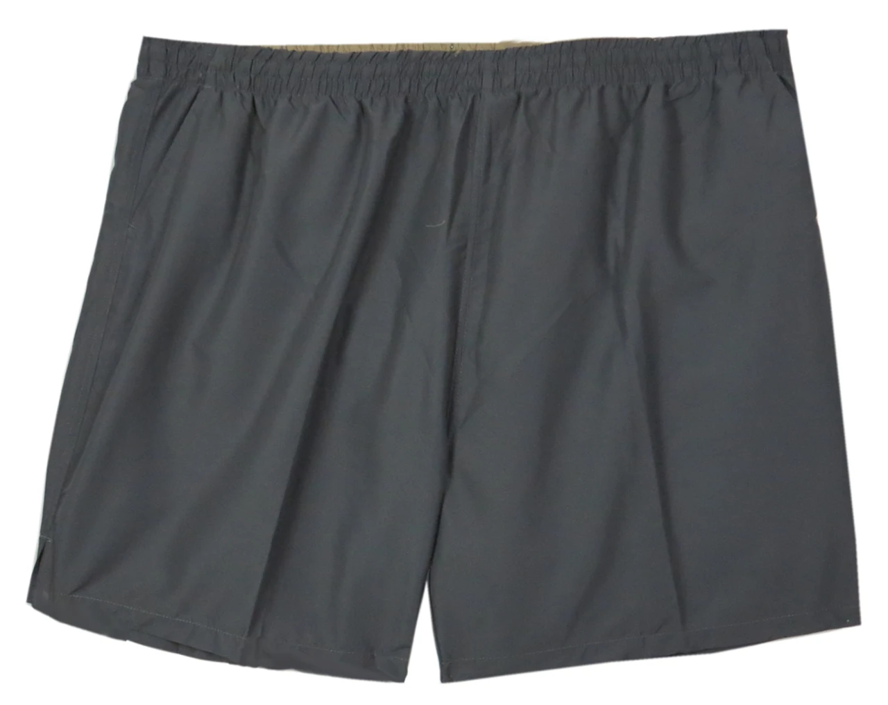 Rick's Cafe Gray Solid Swim Trunks 3X, 4X 2 Rick's Cafe Gray Solid Swim Trunks 3X, 4X - Image 2