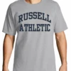 Russell Athletic Arch Logo Tee Shirt 3 Colors LT, 2X, 3X, 3XT, 4X, 5X, 6X -Big and Tall Outlet russellarchhgray 20906.1689956507
