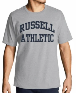 Russell Athletic Arch Logo Tee Shirt 3 Colors LT, 2X, 3X, 3XT, 4X, 5X, 6X