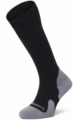 Sugar Free Sox Extra Wide Stretch Compression Socks Black Shoe Size Up To 16