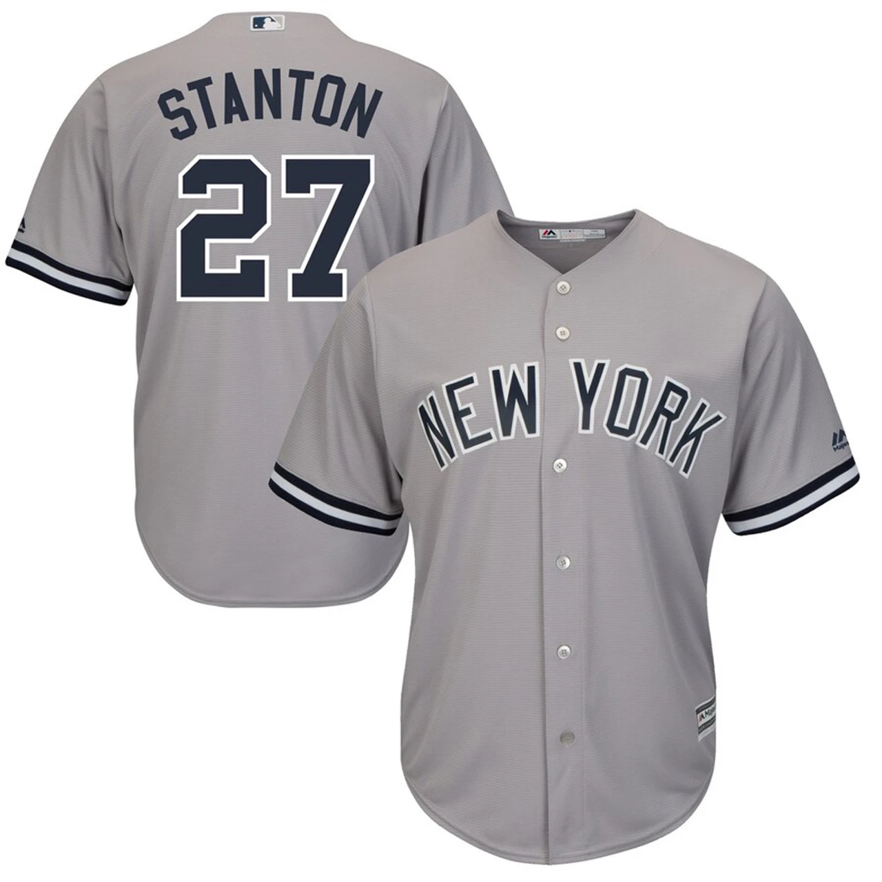 Majestic Coolbase New York Yankees Giancarlo Stanton Alternate Replica Player Jersey 2X, 3X 1 Majestic Coolbase New York Yankees Giancarlo Stanton Alternate Replica Player Jersey 2X, 3X