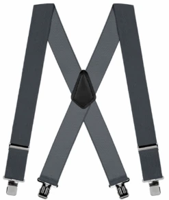 Original Suspender XXL Navy, Red, Black, Gray -Big and Tall Outlet suspendergrey 63064.1746467116
