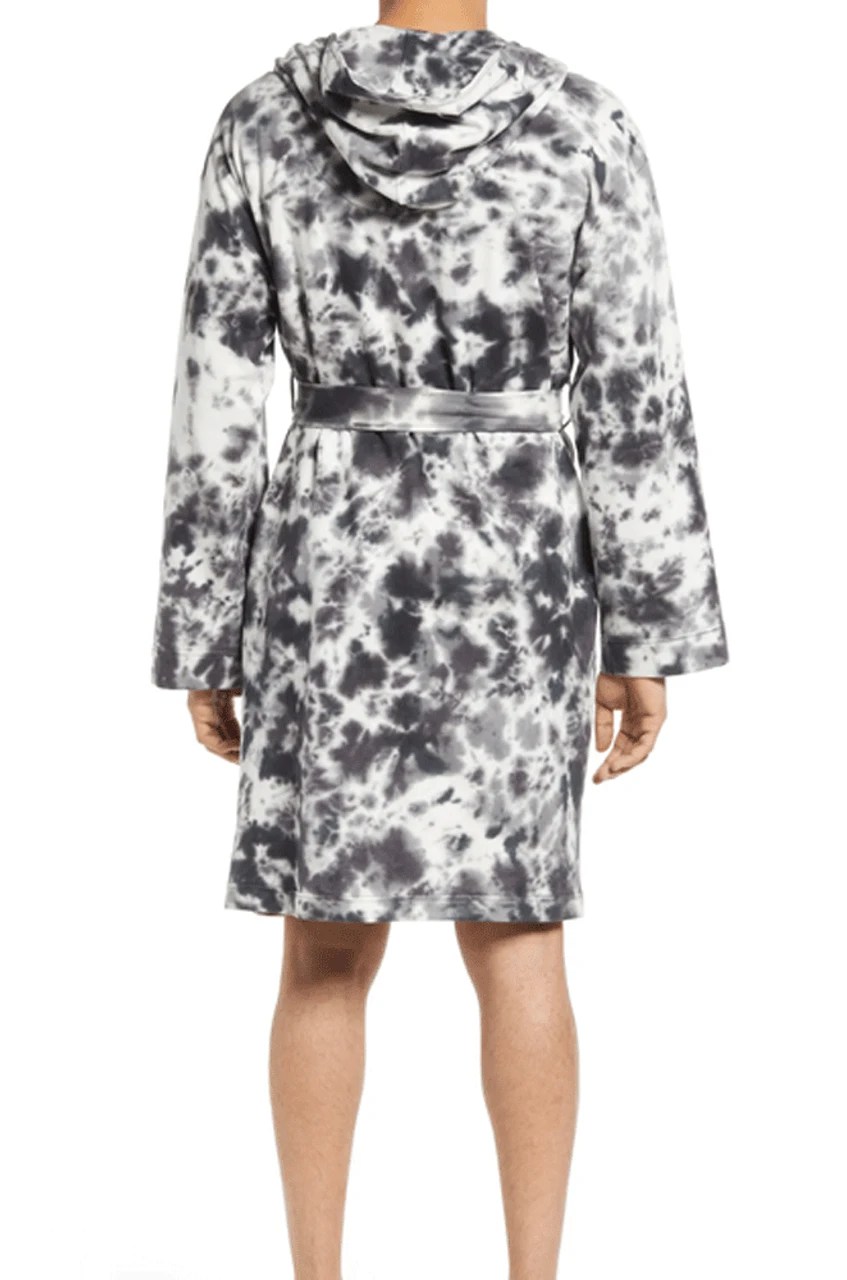 Majestic International Cotton Blend Hooded Tie Dye Robe 1X/2X, 3X/4X 2 Majestic International Cotton Blend Hooded Tie Dye Robe 1X/2X, 3X/4X - Image 2