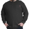 Wrangler Long Sleeve Black Thermal Henley 3X